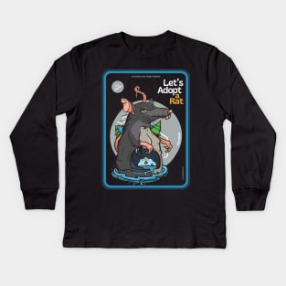 Let's adopt a rat Kids Long Sleeve T-Shirt